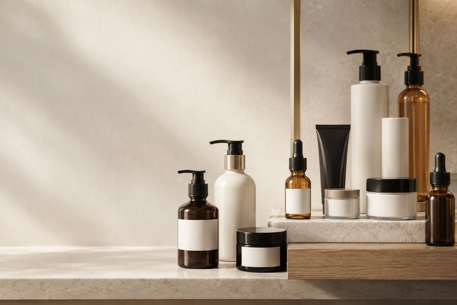 Professional skincare products at Balance Skin & Wellness Institute